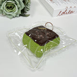 초콜릿 말차 스퀘어 케이크 스퀴즈 토이 스트레스 해소 여아 선물